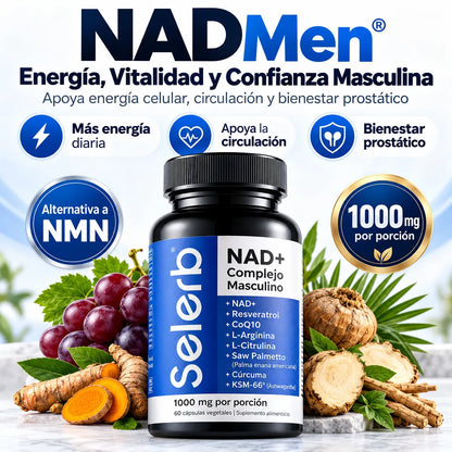 NADMen® – ¡Recupera tu Energía, Vitalidad y Confianza Cada Día!