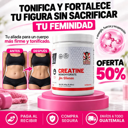 Creatina Femme® – ¡Más Fuerza, Mejor Rendimiento y un Cuerpo Más Tonificado!