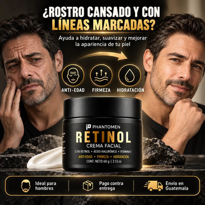 Crema Phantomen® - Deja de Parecer Cansado y Recupera la JUVENTUD de tu Rostro.
